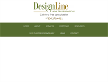 Tablet Screenshot of designlineinc.com